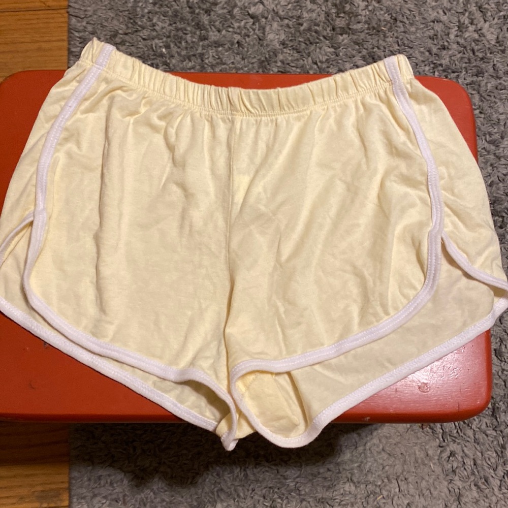 NWOT Brandy Melville Yellow Lisette Shorts